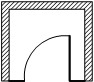 Draufsicht Typ A, 1 Kabine